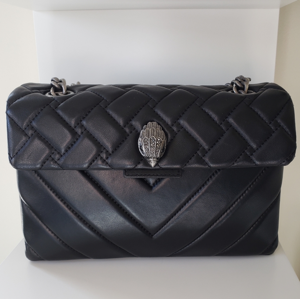 Kurt Geiger Kensington Leather Bag Black